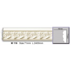 Гибкий молдинг из полиуретана M 116 (2.44м) Flexi